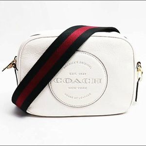 Coach White Dempsey camera bag